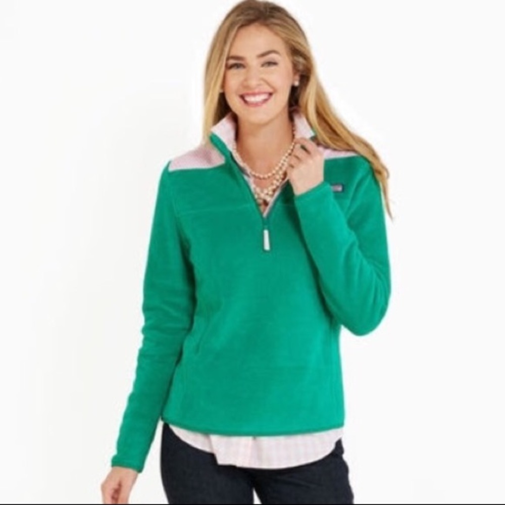 Vineyard Vines Fleece Quarter Zip